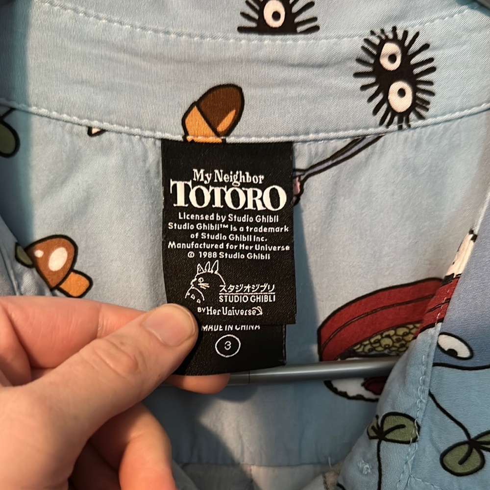 My Neighbor Totoro Casual Button-Up - Picture 3 of 6